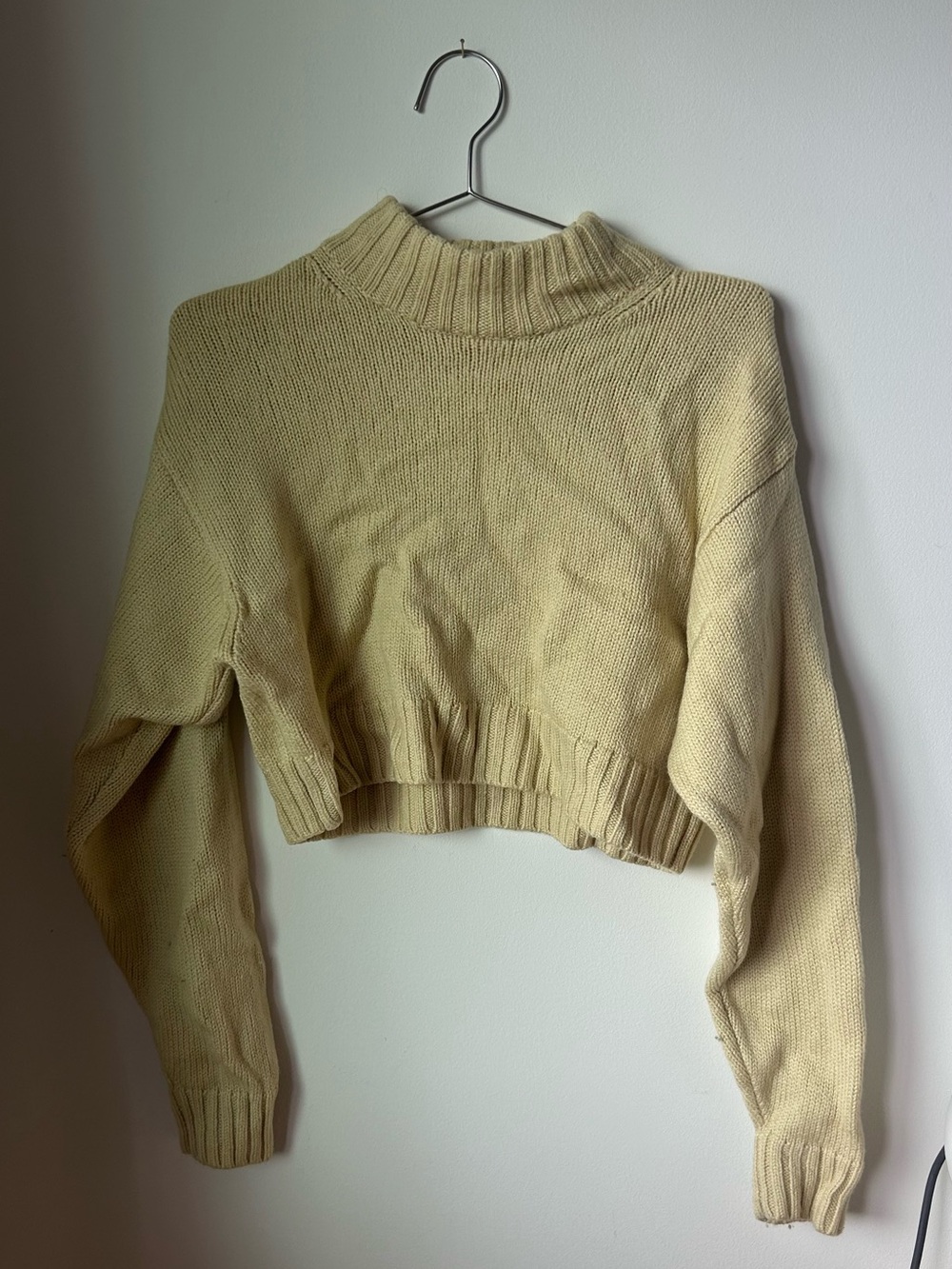 Wilfred Cropped Turtleneck Sweater - Cream
